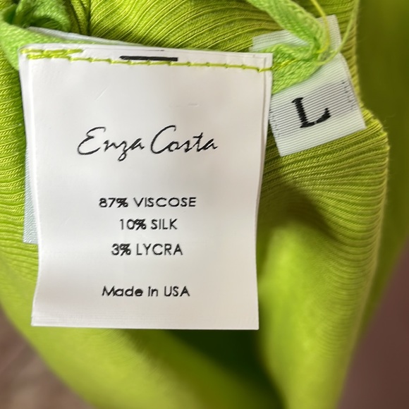 Enza Costa Rib Silk Mini Tank Dress - Picture 6 of 6